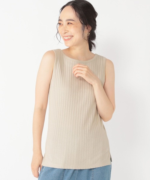 studio CLIP（スタディオクリップ）の「アソート2WAYネックタンクトップ（タンクトップ・レディース・その他2/ベージュ/その他1/アイボリー・MEDIUM/LARGE）」の2枚目の写真