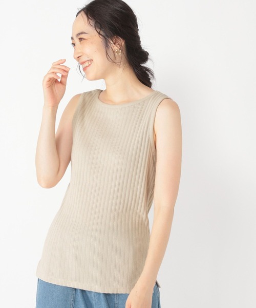 studio CLIP（スタディオクリップ）の「アソート2WAYネックタンクトップ（タンクトップ・レディース・その他2/ベージュ/その他1/アイボリー・MEDIUM/LARGE）」の5枚目の写真