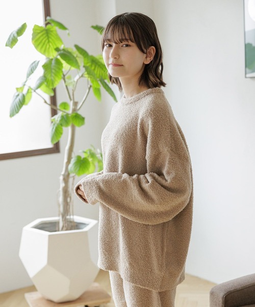 GLOBAL WORK(グローバルワーク)の「ルームウェア/プルオーバー/966352(その他トップス・キッズ・ホワイト系その他/ベージュ・SMALL/MEDIUM)」の7枚目の写真