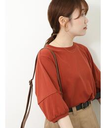 ehka sopo | ランタンスリーブカットソー(Tシャツ/カットソー)