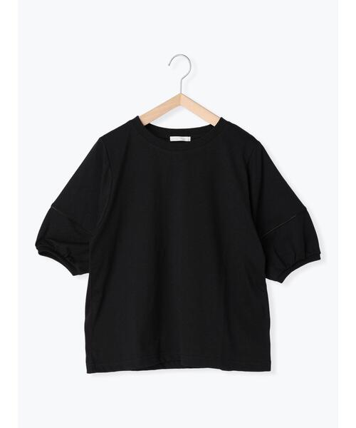 ehka sopo(エヘカソポ)の「ランタンスリーブカットソー(Tシャツ/カットソー・レディース・ダークオレンジ/ベージュ/ブラック/オフホワイト・F)」の14枚目の写真