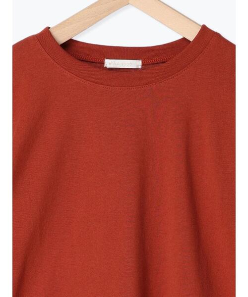 ehka sopo(エヘカソポ)の「ランタンスリーブカットソー(Tシャツ/カットソー・レディース・ダークオレンジ/ベージュ/ブラック/オフホワイト・F)」の9枚目の写真