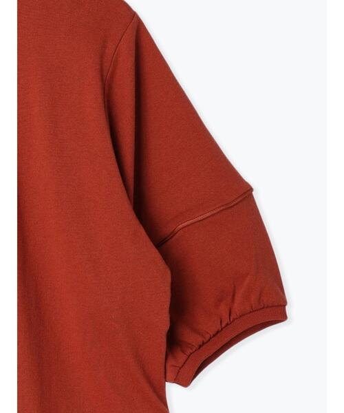 ehka sopo(エヘカソポ)の「ランタンスリーブカットソー(Tシャツ/カットソー・レディース・ダークオレンジ/ベージュ/ブラック/オフホワイト・F)」の8枚目の写真