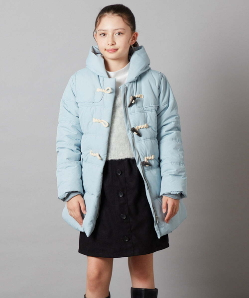 a.v.v（アーヴェヴェ）の「[160]中綿ダッフルコート（ダッフルコート・キッズ・ライトブルー/ブラック・160）」の20枚目の写真