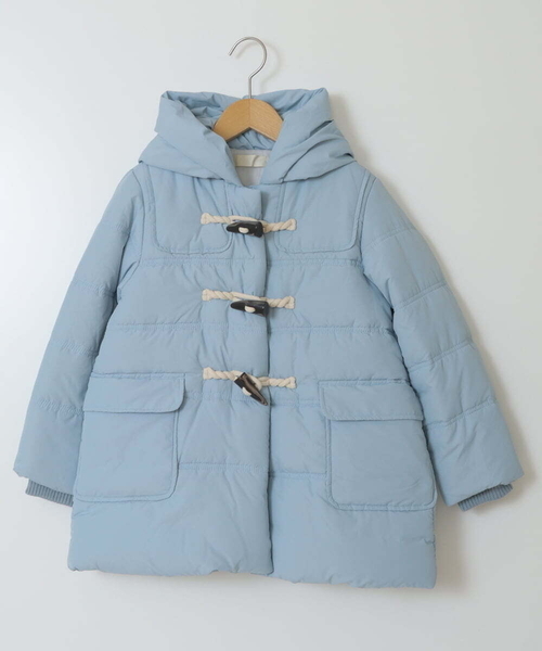 a.v.v（アーヴェヴェ）の「[160]中綿ダッフルコート（ダッフルコート・キッズ・ライトブルー/ブラック・160）」の10枚目の写真