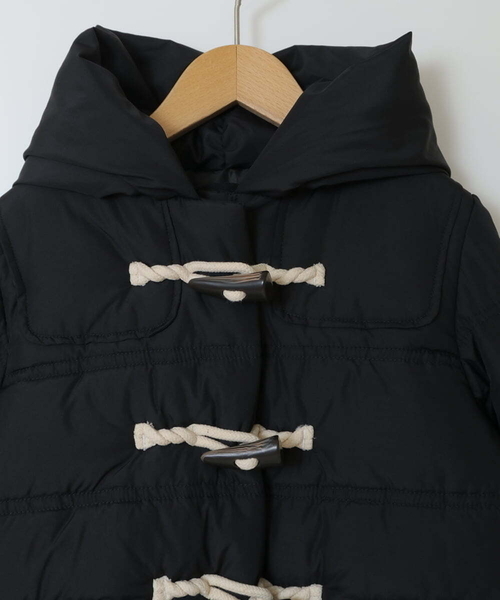 a.v.v（アーヴェヴェ）の「[160]中綿ダッフルコート（ダッフルコート・キッズ・ライトブルー/ブラック・160）」の7枚目の写真