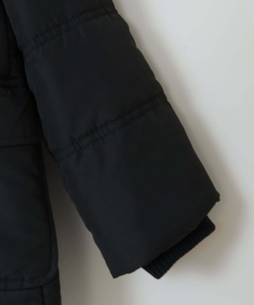 a.v.v（アーヴェヴェ）の「[160]中綿ダッフルコート（ダッフルコート・キッズ・ライトブルー/ブラック・160）」の5枚目の写真