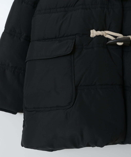 a.v.v（アーヴェヴェ）の「[160]中綿ダッフルコート（ダッフルコート・キッズ・ライトブルー/ブラック・160）」の4枚目の写真