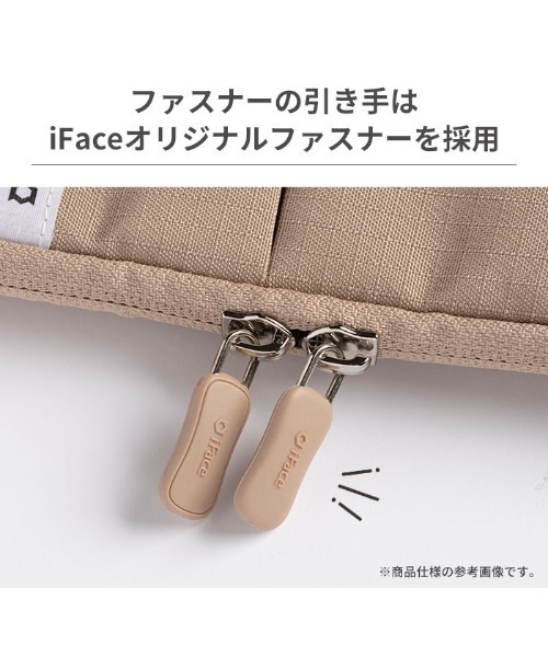 iFace（アイフェイス）の「iFace Coverletti タブレット/PCポーチ(Lサイズ)（PC・タブレットケース・レディース・ブラック/ベージュ・L size）」の7枚目の写真