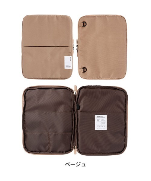 iFace（アイフェイス）の「iFace Coverletti タブレット/PCポーチ(Lサイズ)（PC・タブレットケース・レディース・ブラック/ベージュ・L size）」の4枚目の写真