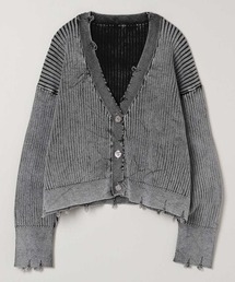 JEANASIS | 12GダメージショートVカーディガン/ 980531(カーディガン/ボレロ)