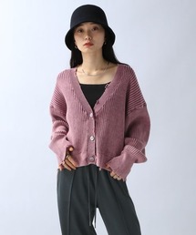 JEANASIS | 12GダメージショートVカーディガン/ 980531(カーディガン/ボレロ)