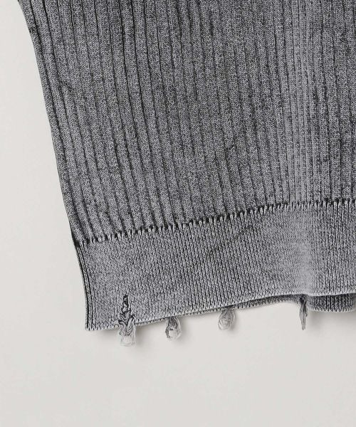 JEANASIS(ジーナシス)の「12GダメージショートVカーディガン/ 980531(カーディガン/ボレロ・レディース・ブラック系その他/グレー系その他/ピンク系その他・FREE)」の8枚目の写真