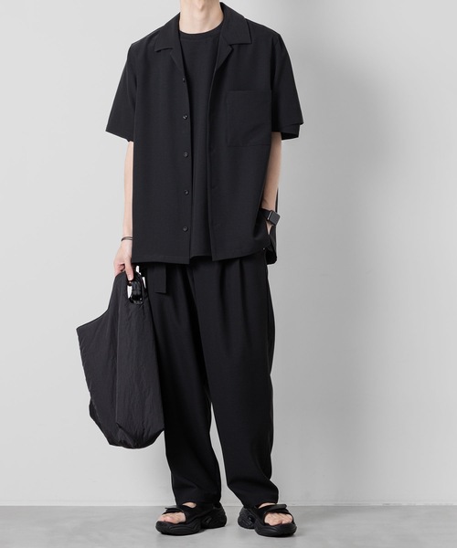 ATTACHMENT（アタッチメント）の「PE コンパクトツイル ベルテッド テーパードフィットトラウザーズ / PE COMPACT TWILL BELTED TAPERED FIT TROUSERS（スラックス・メンズ・グレー/ブラック/ベージュ・2/1/3）」の9枚目の写真