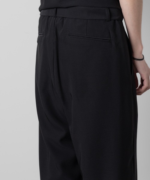 ATTACHMENT（アタッチメント）の「PE コンパクトツイル ベルテッド テーパードフィットトラウザーズ / PE COMPACT TWILL BELTED TAPERED FIT TROUSERS（スラックス・メンズ・グレー/ブラック/ベージュ・2/1/3）」の19枚目の写真