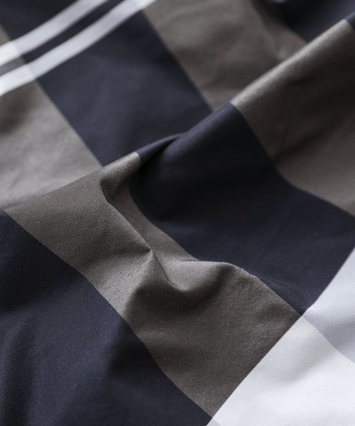 n'OrLABEL（ノアールレーベル）の「『チェック柄タックフレアスカート』（スカート・レディース・ライトベージュ/ダークネイビー・FREE）」の3枚目の写真