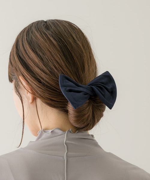 URBAN RESEARCH Sonny Label（アーバンリサーチサニーレーベル）の「フェイクスエードデフトバン（その他ヘアアクセサリー・レディース・ネイビー/ブラック/キャメル・ONE）」の3枚目の写真