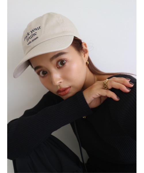 TRUNC（トランクエイティーエイト）の「Pack your trunc CAP（キャップ・レディース・ネイビー/グリーン/アイボリー・FREE）」の5枚目の写真