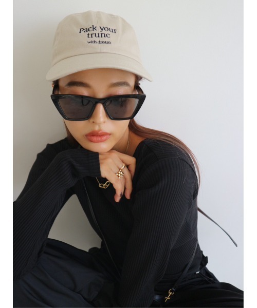 TRUNC（トランクエイティーエイト）の「Pack your trunc CAP（キャップ・レディース・ネイビー/グリーン/アイボリー・FREE）」の7枚目の写真