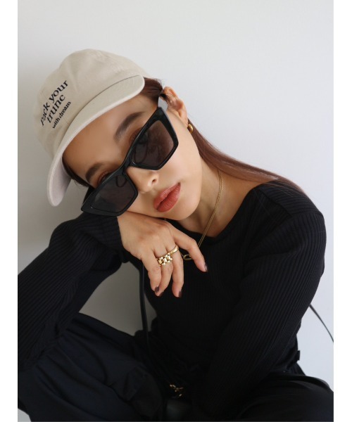 TRUNC（トランクエイティーエイト）の「Pack your trunc CAP（キャップ・レディース・ネイビー/グリーン/アイボリー・FREE）」の8枚目の写真