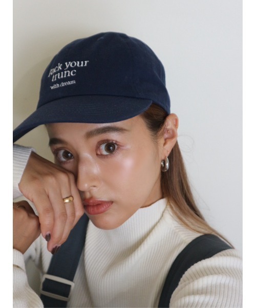 TRUNC（トランクエイティーエイト）の「Pack your trunc CAP（キャップ・レディース・ネイビー/グリーン/アイボリー・FREE）」の12枚目の写真