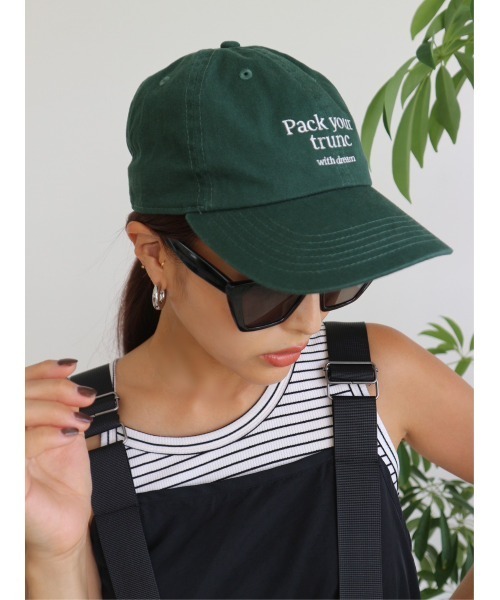 TRUNC（トランクエイティーエイト）の「Pack your trunc CAP（キャップ・レディース・ネイビー/グリーン/アイボリー・FREE）」の15枚目の写真