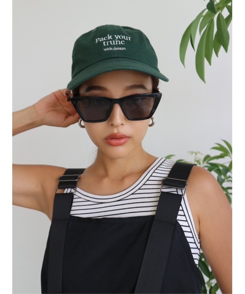 TRUNC（トランクエイティーエイト）の「Pack your trunc CAP（キャップ・レディース・ネイビー/グリーン/アイボリー・FREE）」の17枚目の写真