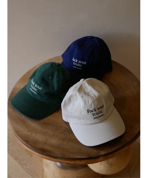 TRUNC（トランクエイティーエイト）の「Pack your trunc CAP（キャップ・レディース・ネイビー/グリーン/アイボリー・FREE）」の21枚目の写真
