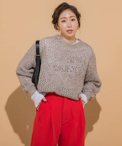 VICKY(ビッキー)の「【KOREAN ITEM】マーブルピアス(ピアス(両耳用)・レディース・ホワイト/ピンク・FREE)」の15枚目の写真