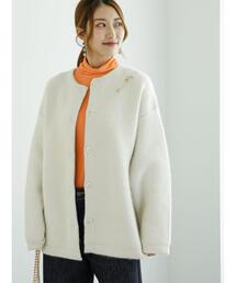 Te chichi | 接結ダブルフェイスニットアウター(カーディガン/ボレロ)