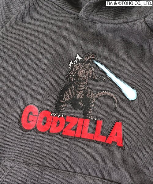 BREEZE(ブリーズ)の「【ゴジラ】ゴジラスウェットパーカー(パーカー・キッズ・ダークグリーン/チャコール・120/100/110/90/150/140/130)」の13枚目の写真