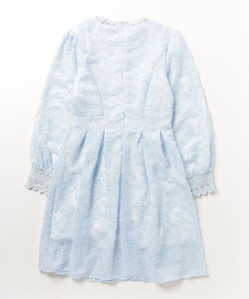 gossip！ロサンゼルス（ゴシップロサンゼルス）の「裏起毛 レーシー/シックドレス（ドレス・レディース・アイボリー/ピンク/ブルー/ブラック・M/L）」の5枚目の写真