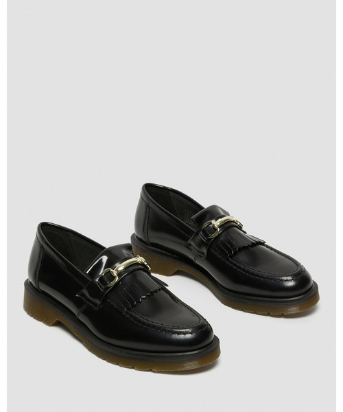 美品　ドクターマーチン　フリンジ付きブラックローファー　スナッフルローファー Dr. Martens（ドクターマーチン）の「Dr. Martens/ドクター