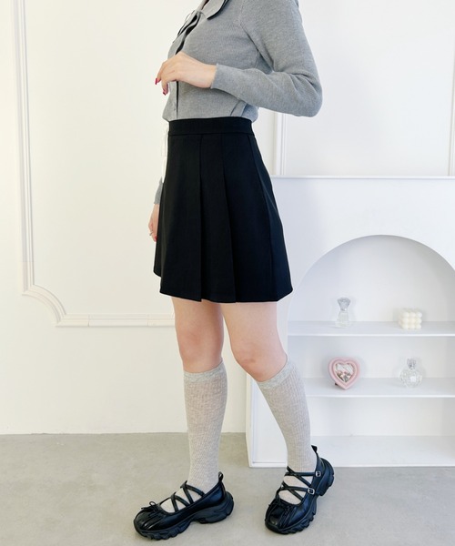 LANVIN ハイウエストミニスカト RWST9008K006P23 02 LANVIN SPORT 【WEB限定】プリント柄スカート（総丈39cm