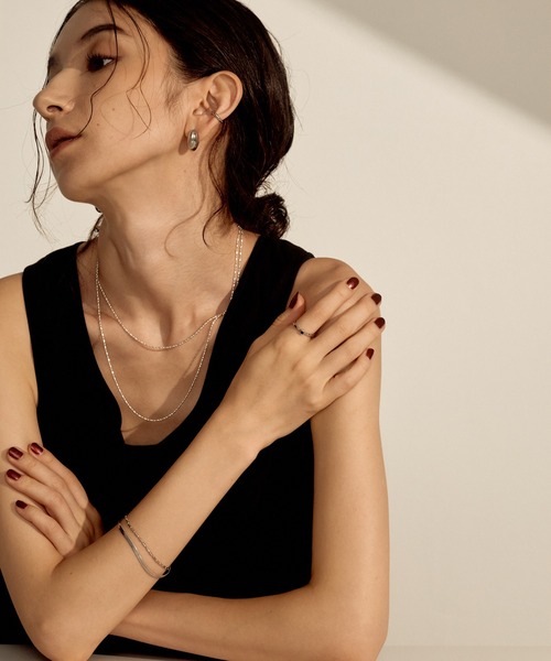 novice(ノーヴィス)の「【novice】Small Classic Stone Motif Ring(リング・レディース・ゴールド/シルバー・FREE)」の9枚目の写真