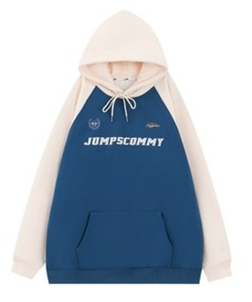 パーカー A'GEM/9 × .kom「JUMPNEXT／ジャンプネクスト」ラグランロゴフーディーパーカー レディース メンズ A'gem 9 パーカー A'GEM/9 × .kom「JUMPNEXT／ジャンプネクスト