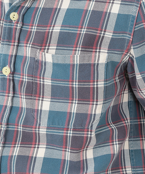 BEAMS PLUS(ビームスプラス)の「REMI RELIEF×BEAMS PLUS / 別注 チェックシャツ(シャツ/ブラウス・メンズ・ブルー/イエロー・MEDIUM/X-LARGE/SMALL/LARGE)」の21枚目の写真