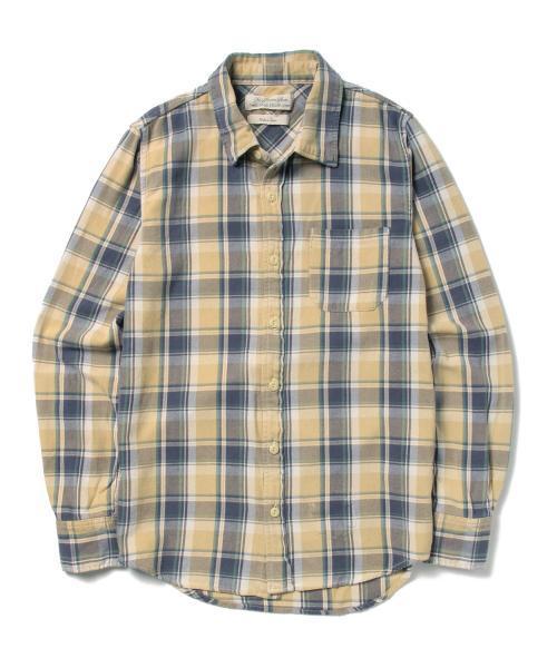 BEAMS PLUS(ビームスプラス)の「REMI RELIEF×BEAMS PLUS / 別注 チェックシャツ(シャツ/ブラウス・メンズ・ブルー/イエロー・MEDIUM/X-LARGE/SMALL/LARGE)」の11枚目の写真