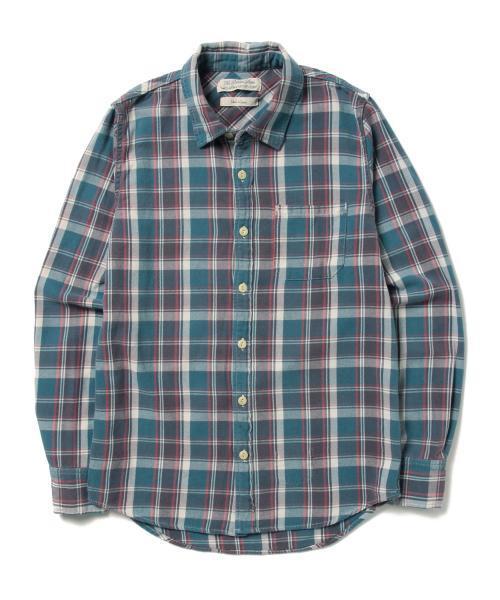 BEAMS PLUS(ビームスプラス)の「REMI RELIEF×BEAMS PLUS / 別注 チェックシャツ(シャツ/ブラウス・メンズ・ブルー/イエロー・MEDIUM/X-LARGE/SMALL/LARGE)」の12枚目の写真