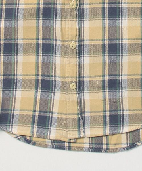 BEAMS PLUS(ビームスプラス)の「REMI RELIEF×BEAMS PLUS / 別注 チェックシャツ(シャツ/ブラウス・メンズ・ブルー/イエロー・MEDIUM/X-LARGE/SMALL/LARGE)」の7枚目の写真
