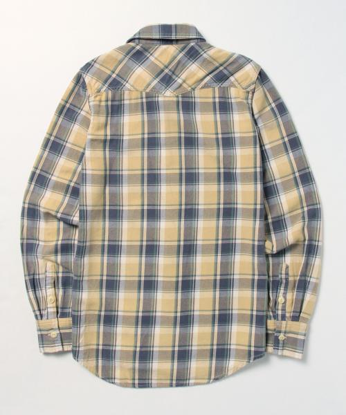 BEAMS PLUS(ビームスプラス)の「REMI RELIEF×BEAMS PLUS / 別注 チェックシャツ(シャツ/ブラウス・メンズ・ブルー/イエロー・MEDIUM/X-LARGE/SMALL/LARGE)」の8枚目の写真