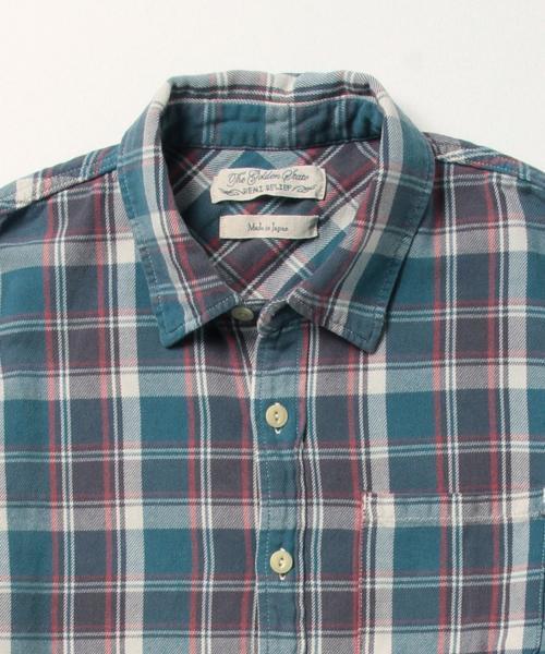 BEAMS PLUS(ビームスプラス)の「REMI RELIEF×BEAMS PLUS / 別注 チェックシャツ(シャツ/ブラウス・メンズ・ブルー/イエロー・MEDIUM/X-LARGE/SMALL/LARGE)」の9枚目の写真