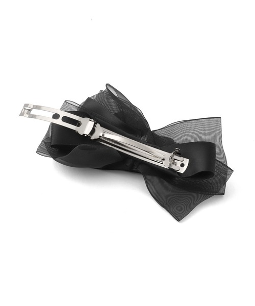 ANEMONE（アネモネ）の「シアーリボンバレッタ（バレッタ/ヘアクリップ・レディース・ブラウン/ブラック/ベージュ・FREE）」の9枚目の写真