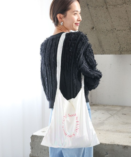 LEPSIM(レプシィム)の「メタリックロゴトートバッグ 996293(トートバッグ・レディース・オフホワイト/ブルー/シルバー・ONE SIZE)」の15枚目の写真