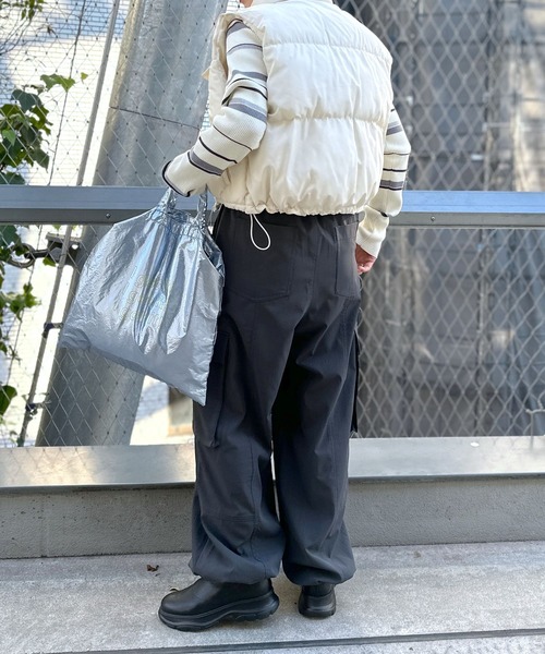 LEPSIM(レプシィム)の「メタリックロゴトートバッグ 996293(トートバッグ・レディース・オフホワイト/ブルー/シルバー・ONE SIZE)」の12枚目の写真