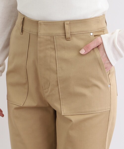 INDIVI(インディヴィ)の「◆【洗える/ストレッチ】カラーベイカーパンツ(その他パンツ・レディース・ネイビー/サックスブルー/キャメル/ホワイト系・40/38/36/13/15 /19)」の19枚目の写真