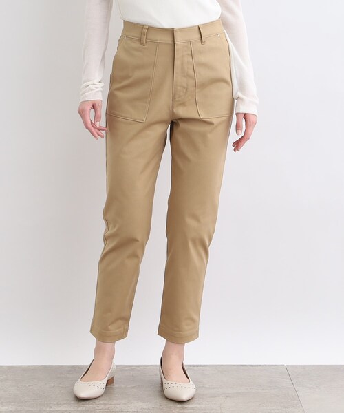 INDIVI(インディヴィ)の「◆【洗える/ストレッチ】カラーベイカーパンツ(その他パンツ・レディース・ネイビー/サックスブルー/キャメル/ホワイト系・40/38/36/13/15 /19)」の16枚目の写真