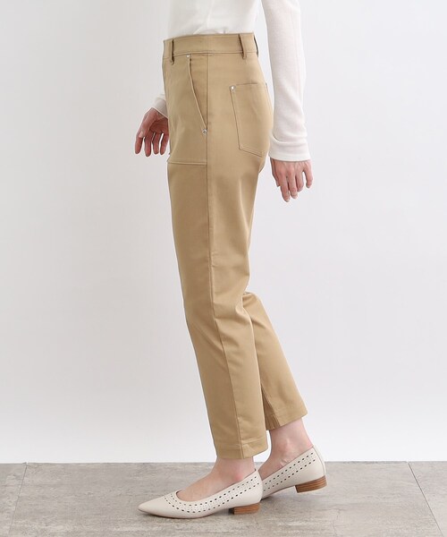 INDIVI(インディヴィ)の「◆【洗える/ストレッチ】カラーベイカーパンツ(その他パンツ・レディース・ネイビー/サックスブルー/キャメル/ホワイト系・40/38/36/13/15 /19)」の15枚目の写真