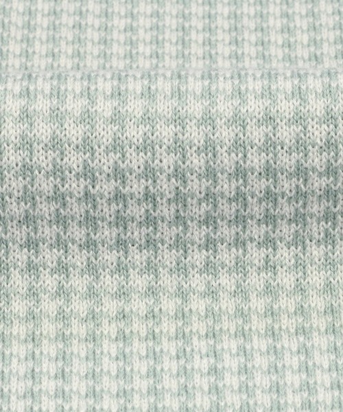 TOKYO SHIRTS（トウキョウシャツ）の「千鳥柄風ニットジャケット レディース（カーディガン/ボレロ・レディース・ミント/ライトグレー/ネイビー/ピンクベージュ・LL/L/M）」の21枚目の写真