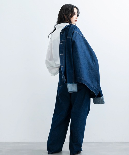 JUNRED（ジュンレッド）の「ヴィンテージデニムロールアップ